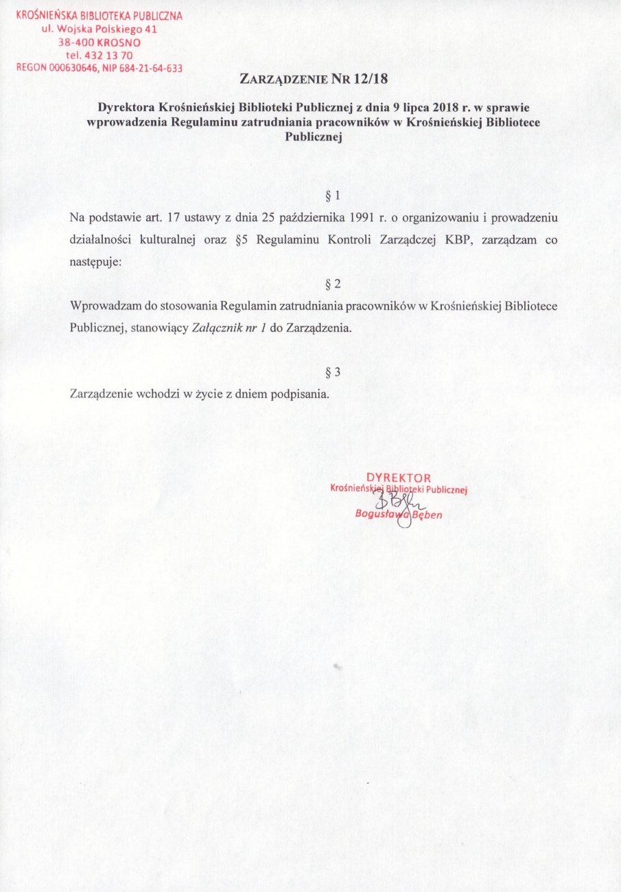 Zarządzenie